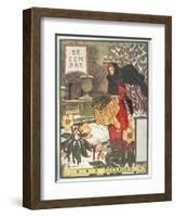 December-Eugene Grasset-Framed Giclee Print