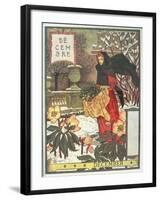 December-Eugene Grasset-Framed Giclee Print