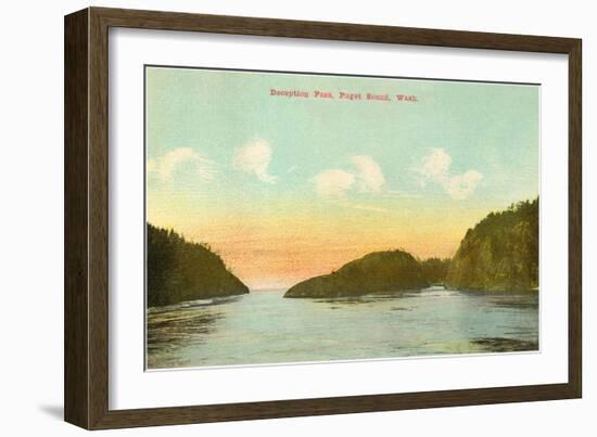 Deception Pass, Puget Sound, Washington-null-Framed Art Print