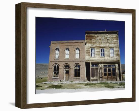 Dechambeau Hotel and I.O.O.F. Building, Bodie State Historic Park, California, USA-null-Framed Photographic Print