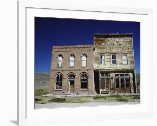 Dechambeau Hotel and I.O.O.F. Building, Bodie State Historic Park, California, USA-null-Framed Photographic Print