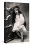 Decima Brooke in Little Red Riding Hood, 1907-null-Stretched Canvas