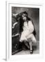 Decima Brooke in Little Red Riding Hood, 1907-null-Framed Photographic Print