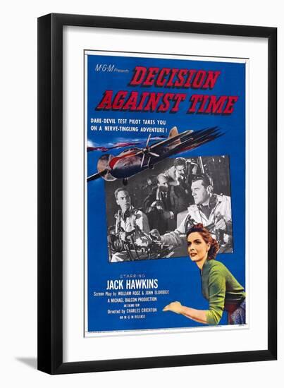 Decision Against Time-null-Framed Art Print