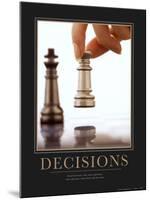 Decisions-null-Mounted Art Print