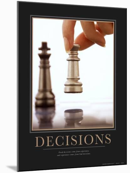 Decisions-null-Mounted Art Print