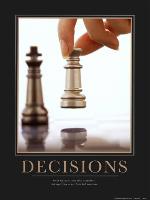 Decisions-null-Lamina Framed Art Print