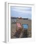 Deck Chairs and Pier, Brighton Beach, Brighton, Sussex, England, United Kingdom-Ethel Davies-Framed Photographic Print