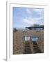 Deck Chairs and Pier, Brighton Beach, Brighton, Sussex, England, United Kingdom-Ethel Davies-Framed Photographic Print