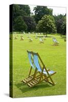 Deck Chairs in St. James Park-Massimo Borchi-Stretched Canvas