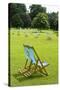 Deck Chairs in St. James Park-Massimo Borchi-Stretched Canvas