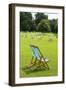 Deck Chairs in St. James Park-Massimo Borchi-Framed Photographic Print