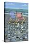 Deck Chairs-Peter Adderley-Stretched Canvas