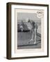 Deck Golf (Putting) on Board an Atlantic Liner-null-Framed Art Print