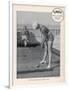 Deck Golf (Putting) on Board an Atlantic Liner-null-Framed Art Print