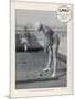 Deck Golf (Putting) on Board an Atlantic Liner-null-Mounted Art Print