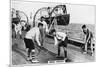 Deck Hockey on Board the Battleship HMS 'Nelson, 1937-null-Mounted Giclee Print