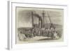 Deck of the French Transport, L'Euphrate, Off Messina-Edward Angelo Goodall-Framed Giclee Print