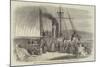 Deck of the French Transport, L'Euphrate, Off Messina-Edward Angelo Goodall-Mounted Giclee Print