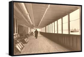 Deck of the Titanic-null-Framed Stretched Canvas