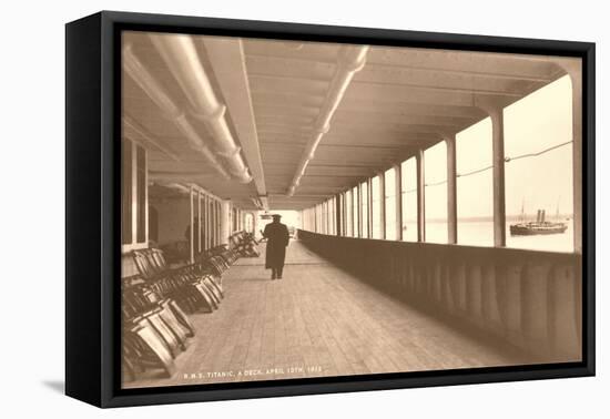 Deck of the Titanic-null-Framed Stretched Canvas