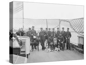 Deck of Uss Monitor on James River, Virginia-Stocktrek Images-Stretched Canvas