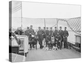 Deck of Uss Monitor on James River, Virginia-Stocktrek Images-Stretched Canvas