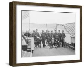 Deck of Uss Monitor on James River, Virginia-Stocktrek Images-Framed Photographic Print