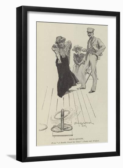 Deck-Quoits-Stanley L. Wood-Framed Giclee Print