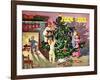 Deck the Halls - Jack and Jill, December 1950-Dorothea Cooke-Framed Giclee Print