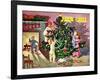 Deck the Halls - Jack and Jill, December 1950-Dorothea Cooke-Framed Giclee Print