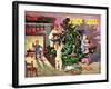 Deck the Halls - Jack and Jill, December 1950-Dorothea Cooke-Framed Giclee Print