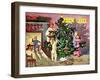 Deck the Halls - Jack and Jill, December 1950-Dorothea Cooke-Framed Giclee Print