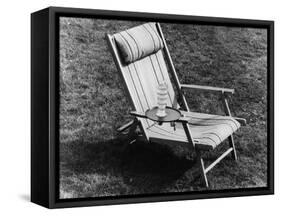 Deckchair Tray-Elsie Collins-Framed Stretched Canvas