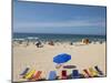 Deckchairs on Bondi Beach, Sydney, New South Wales, Australia-Mark Mawson-Mounted Photographic Print