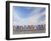 Deckchairs on Pebble Beach, Sidmouth, Devon, Uk-Peter Adams-Framed Photographic Print