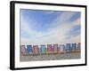 Deckchairs on Pebble Beach, Sidmouth, Devon, Uk-Peter Adams-Framed Photographic Print