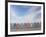 Deckchairs on Pebble Beach, Sidmouth, Devon, Uk-Peter Adams-Framed Photographic Print