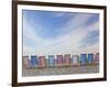 Deckchairs on Pebble Beach, Sidmouth, Devon, Uk-Peter Adams-Framed Photographic Print