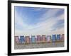 Deckchairs on Pebble Beach, Sidmouth, Devon, Uk-Peter Adams-Framed Photographic Print