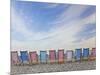Deckchairs on Pebble Beach, Sidmouth, Devon, Uk-Peter Adams-Mounted Photographic Print