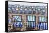 Deckchairs on the Beach at Beer, Devon, England, United Kingdom, Europe-Rob Cousins-Framed Stretched Canvas