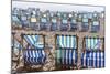 Deckchairs on the Beach at Beer, Devon, England, United Kingdom, Europe-Rob Cousins-Mounted Photographic Print