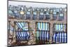 Deckchairs on the Beach at Beer, Devon, England, United Kingdom, Europe-Rob Cousins-Mounted Photographic Print