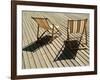 Deckchairs on the Seafront Boardwalk, Deauville, Cote Fleurie, Calvados, Normandy, France-David Hughes-Framed Photographic Print
