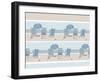 Deckchairs-Peter Adderley-Framed Art Print