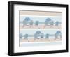 Deckchairs-Peter Adderley-Framed Art Print