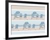 Deckchairs-Peter Adderley-Framed Art Print