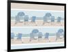 Deckchairs-Peter Adderley-Framed Art Print