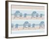 Deckchairs-Peter Adderley-Framed Art Print